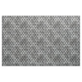 Art Deco Zwart Zilveren Vissenschubben Waier Stof (Fat Quarter)