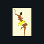 Art Deco | Zwarte Donder door Paul Colin Canvas Afdruk<br><div class="desc">Art Deco print van danseres Josephine Baker, getiteld "Black Thunder" van kunstenaar Paul Colin (1892-1985). Josephine Baker mengde zaken met plezier, hij en Jazz-entertainer, en werd een groot succes in de jaren twintig van de twintigste eeuw in Parijs. Baker’s geliefde en vriend, Colin ontwierp het prachtige Art Deco poster voor...</div>