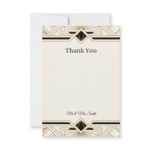 Art Deco Zwarte Goud Glamour Bruiloft