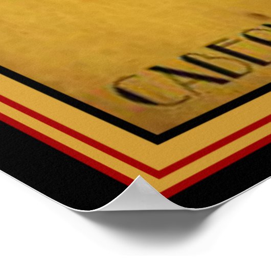 Art Decoad voor Monarch Cabernet 16 x 20 Poster (Hoek)