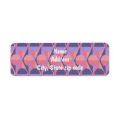 Art Decomcirkels en driehoeken Etiket (Voorkant)