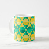 Art Decomcirkels en driehoeken Koffiemok (Voorkant links)
