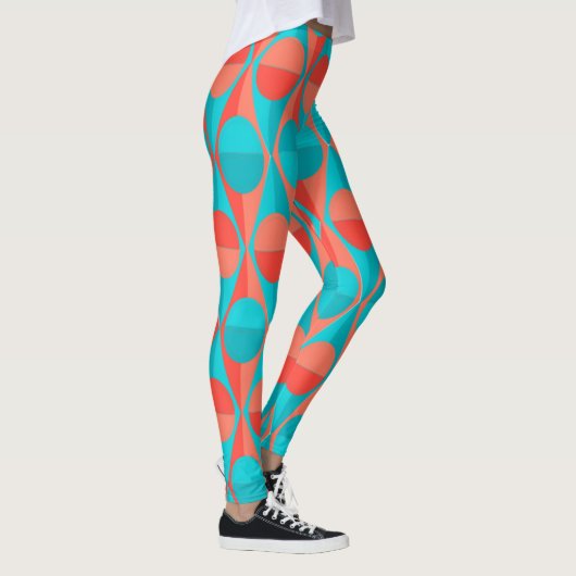 Art Decomcirkels en driehoeken Leggings (Rechts)