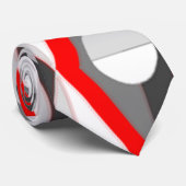 Art Decomcirkels en driehoeken Stropdas (Opgerold)