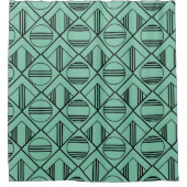 Art Decomielen en diamanten Douchegordijn (Voorkant)