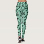 Art Decomielen en diamanten Leggings (Achterkant)