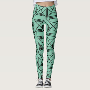 Art Decomielen en diamanten Leggings