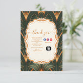 art-decomonogram bedankkaart (Staand voorkant)