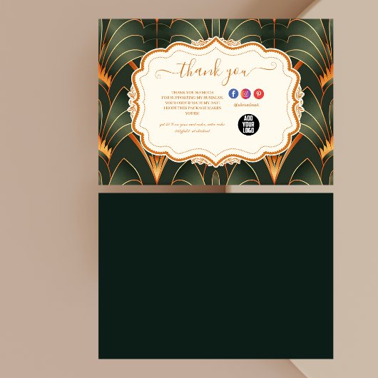  art-decomonogram bedankkaart