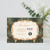  art-decomonogram bedankkaart (Staand voorkant)