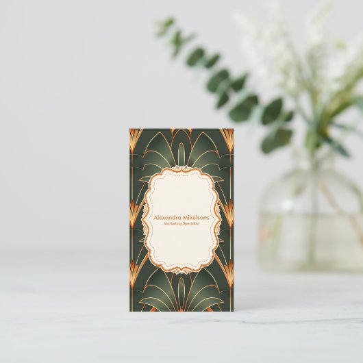  art-decomonogram visitekaartje (Staand voorkant)