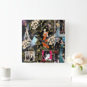 Art Decor Mode Show Scène Vierkante Klok (Huis)