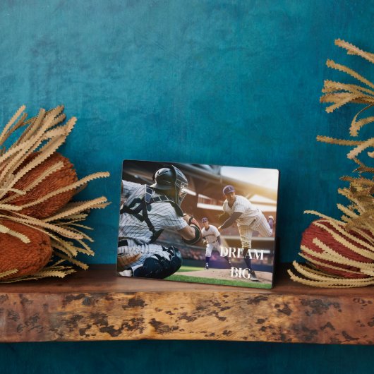 Art Decor Plaque-Baseball Fotoplaat (Zijkant)