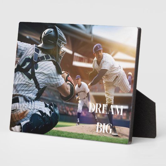 Art Decor Plaque-Baseball Fotoplaat (Zijkant)