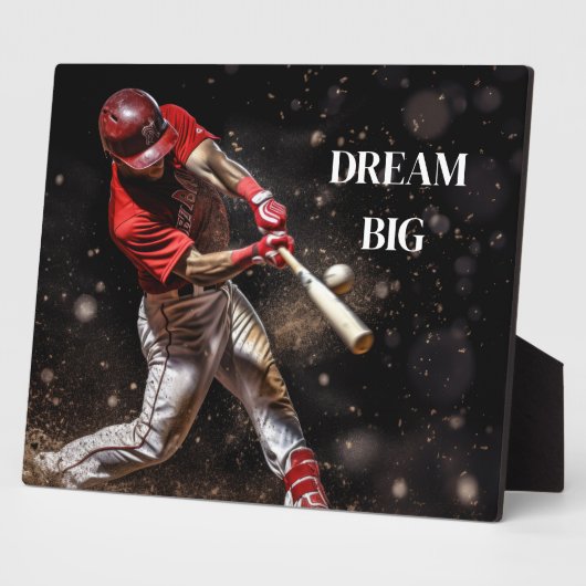 Art Decor Plaque-Baseball Fotoplaat (Zijkant)