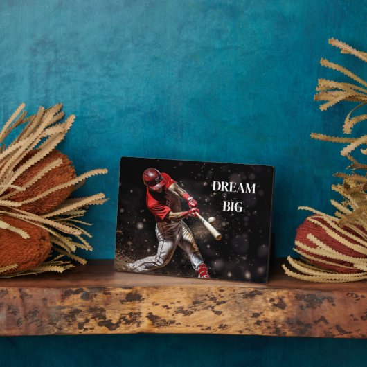 Art Decor Plaque-Baseball Fotoplaat (Zijkant)