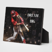 Art Decor Plaque-Baseball Fotoplaat (Zijkant)
