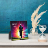 Art Decor Plaque-Golf speler Fotoplaat (Insitu)