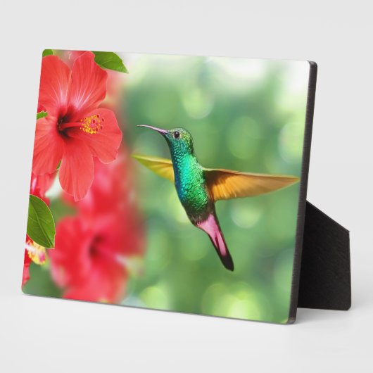 Art Decor Plaque-Hummingbird Plaque Fotoplaat (Zijkant)
