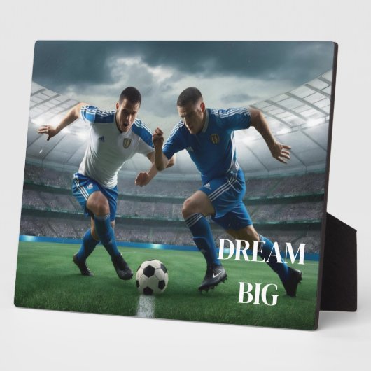 Art Decor Plaque-Soccer Fotoplaat (Zijkant)