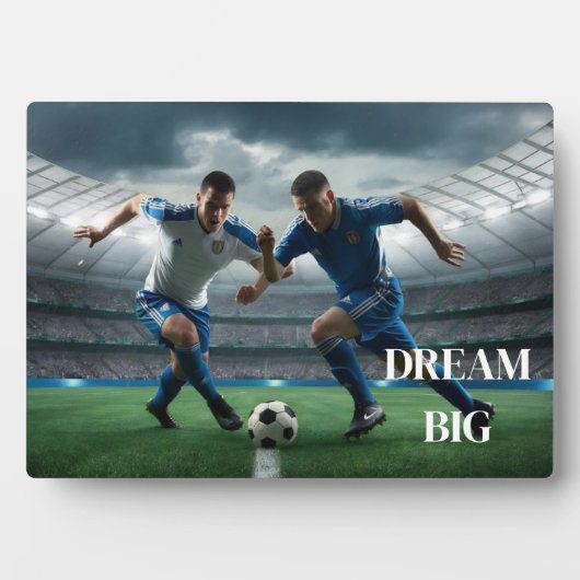 Art Decor Plaque-Soccer Fotoplaat (voorkant)