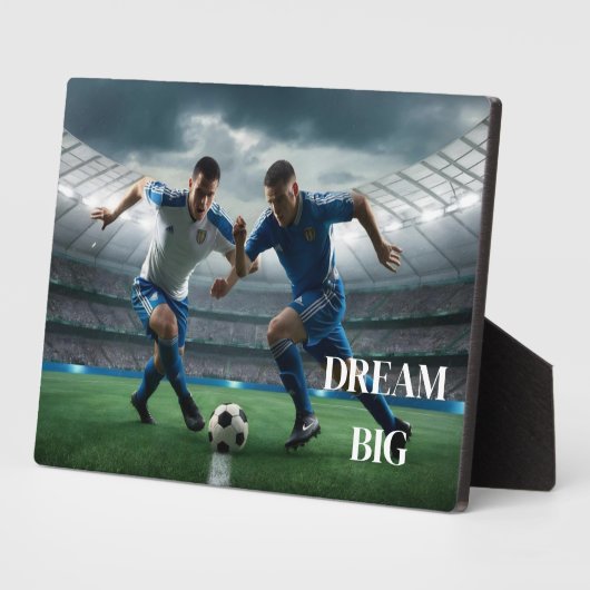 Art Decor Plaque-Soccer Fotoplaat (Zijkant)