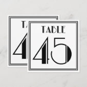 Art. Decotabel nummer 45 Kaart (Voorkant / Achterkant)