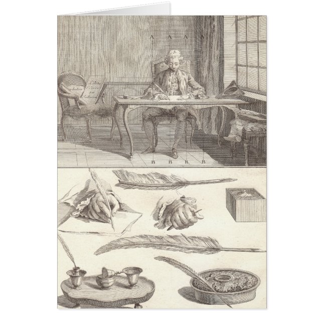 Art d'Ecrire Art of Writing Diderot Encyclopedia (Voorkant)