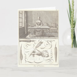 Art d'Ecrire Kunst van het schrijven Diderot Encyc Kaart