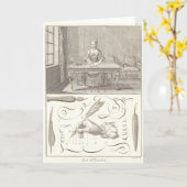 Art d'Ecrire Kunst van het schrijven Diderot Encyc Kaart (Gele Bloem)