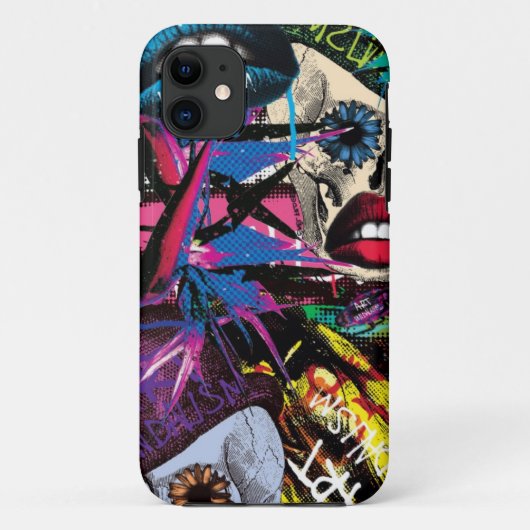 Art. Deksel van de pop Vandalisme Case-Mate iPhone Case (Achterkant)
