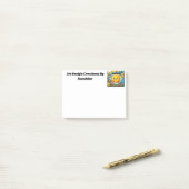 Art Design Creaties van Sunshine Post-it® Notes (Op bureau)