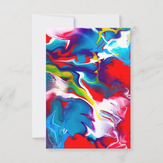 Art Design Notecard Bedankkaart (Voorkant)