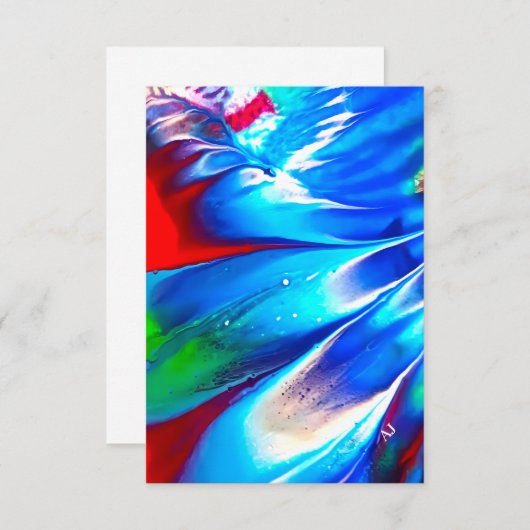 Art Design Notecard Bedankkaart (Voorkant / Achterkant)