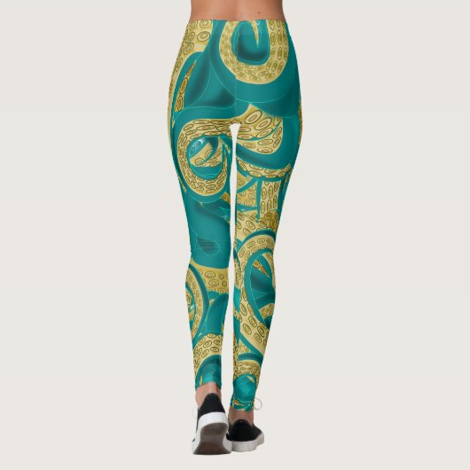 Art Design Octopus Leggings (Achterkant)