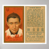 Art Devlin Giants Baseball 1911 Poster (Voorkant)