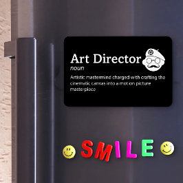Art Director Definition - Filmcrew 4" x 6" Flex Magneet