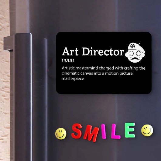Art Director Definition - Filmcrew 4" x 6" Flex Magneet