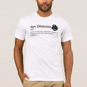 Art Director Definition Light Mode - Filmmaker T-shirt (Voorkant)