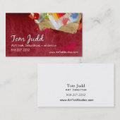 Art Director: Design Studio Grafische artistieke s Visitekaartje (Voorkant / Achterkant)