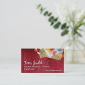 Art Director: Design Studio Grafische artistieke s Visitekaartje (Staand voorkant)