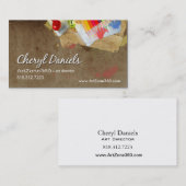 Art Director: Design Studio Grafische artistieke s Visitekaartje (Voorkant / Achterkant)