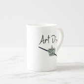 "Art Diva" Bone China Mok (Voorkant rechts)