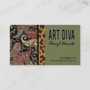 Art Diva Graphic Designer Visitekaartje