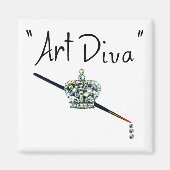 Art Diva Magneet (Voorkant)