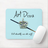 "ART Diva - "til Death, we do art" Muismat (Met muis)