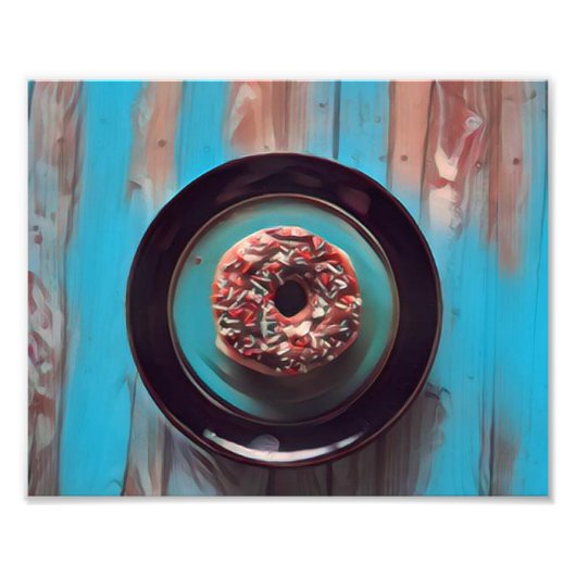 Art Donut Foto Afdruk (Voorkant)