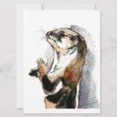 Art Drawing Otter | Cute Otter Gifts (Voorkant)