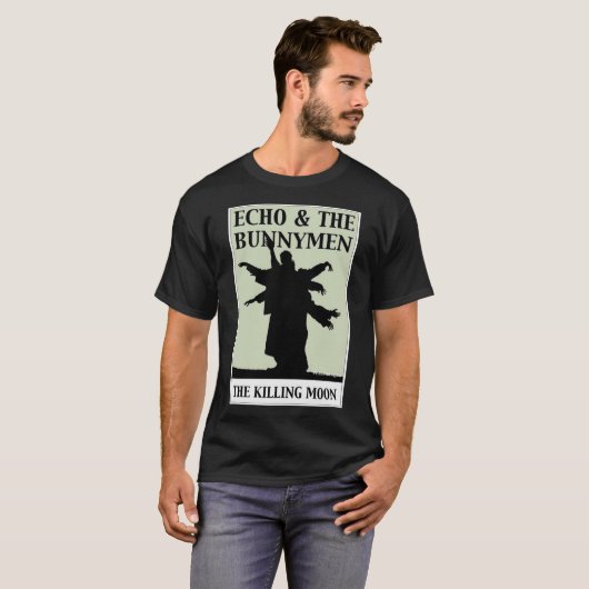 Art Echo 80s de Bunnymen de doodmoon T-shirt (Voorkant volledig)