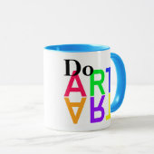 "ART" - elke dag creatief zijn! Mok (Voorkant rechts)